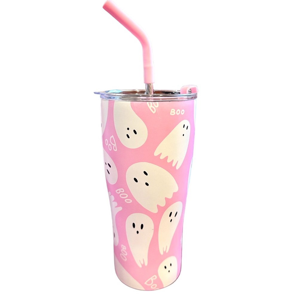 👻 Halloween Spooky 30oz Stainless Steel PINK
Ghost Tumbler Cup